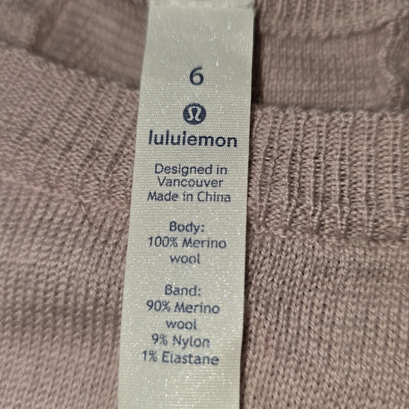 Lululemon wool sweater - Picture 5 of 6